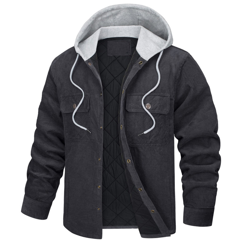 Ellington - Gefütterte Steppjacke mit Kapuze für Männer