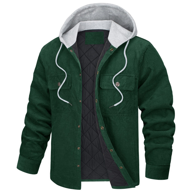 Ellington - Gefütterte Steppjacke mit Kapuze für Männer
