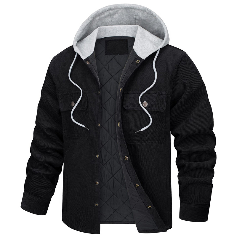 Ellington - Gefütterte Steppjacke mit Kapuze für Männer