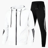 Stylisches Herren-Trainingsanzug-Set Mit Reißverschluss | Mit Tasche