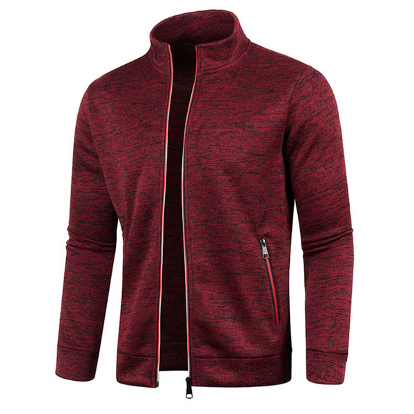 Lässige Winterjacke Mit Reißverschluss Für Herren | Stehkragen