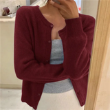 Damen Kaschmir Strickjacke Mit Knöpfen | Winter