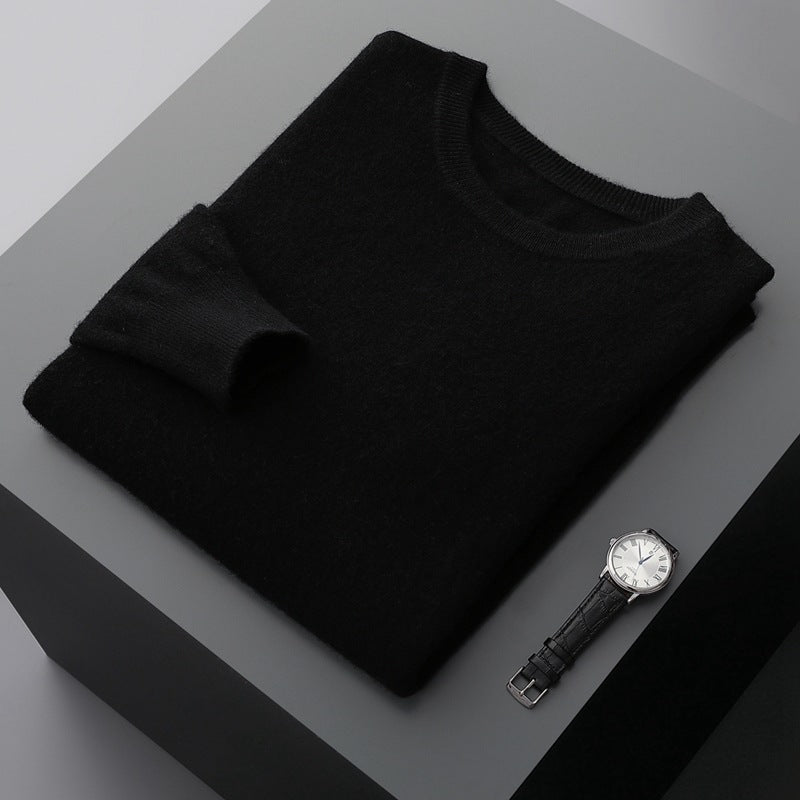Herren Casual Kaschmir Rundhals | Winter