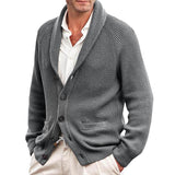 Winter-Strickjacke Mit Knöpfen Für Herren | Mit Tasche