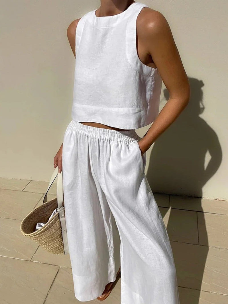 Elegantes Zweiteiler-set Für Damen | Sommer