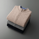Herren Kaschmir Reißverschlussjacke Für Den Winter | Langarm