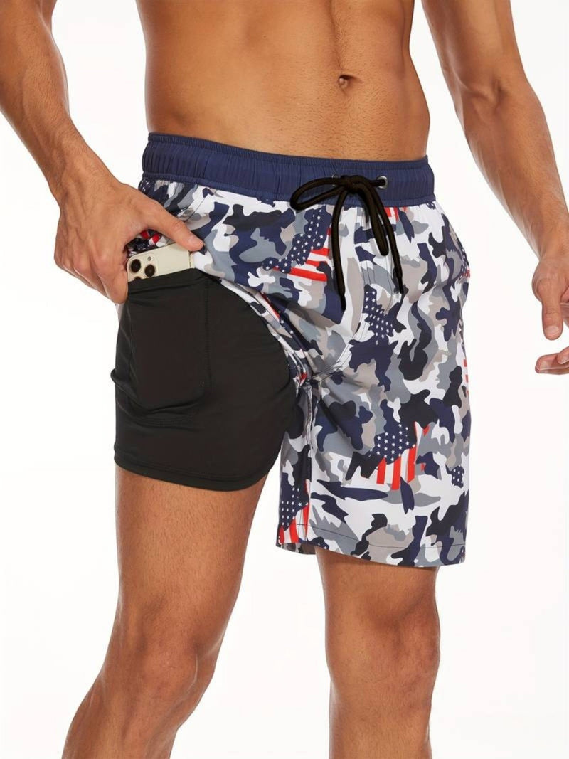Leichte Bedruckte Shorts Für Männer | Sommer