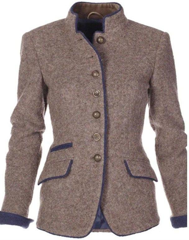 Damen Struktur Blazer | Alltag Stil