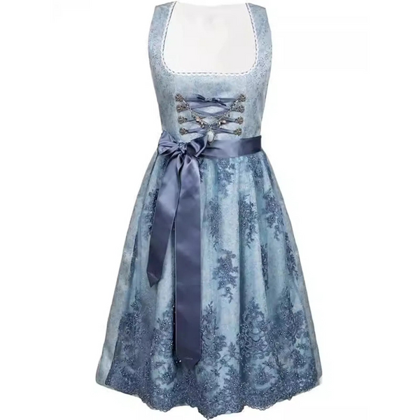 Klassisches Oktoberfest-Dirndlkleid Für Damen | Schnürmieder