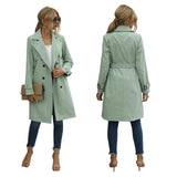 Stylischer mittellanger Trenchcoat | Winter