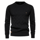 Carmelo - Strickpullover mit Rautenmuster