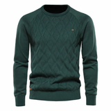Carmelo - Strickpullover mit Rautenmuster
