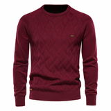 Carmelo - Strickpullover mit Rautenmuster