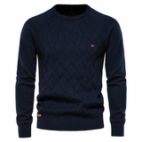 Carmelo - Strickpullover mit Rautenmuster
