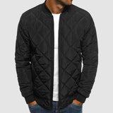 Herren Winter Daunenjacke Mit Reißverschluss | Mit Langen Ärmeln