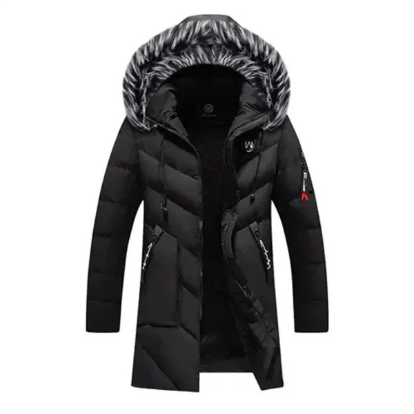 Herren Winter-Daunenjacke | Mit Kapuze