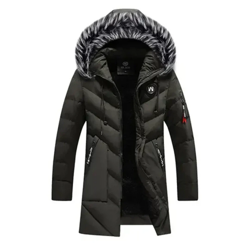 Herren Winter-Daunenjacke | Mit Kapuze