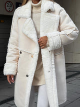 Langer Teddymantel Für Frauen | Warm