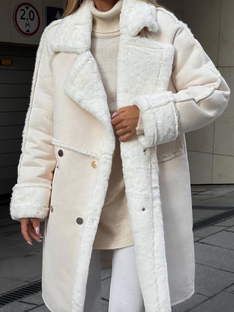 Langer Teddymantel Für Frauen | Warm
