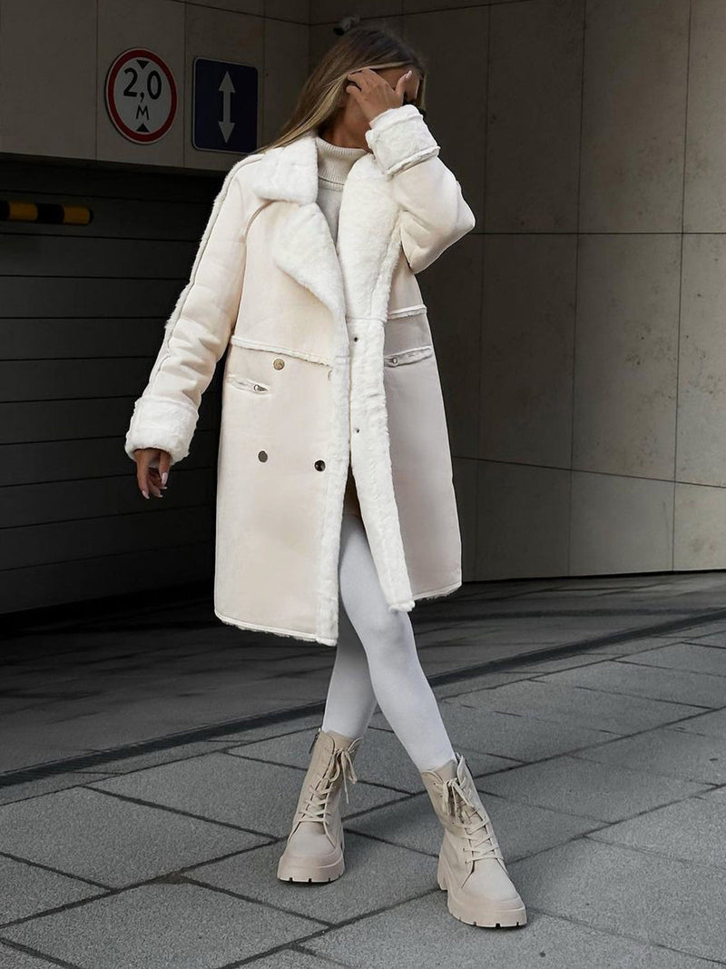 Langer Teddymantel Für Frauen | Warm