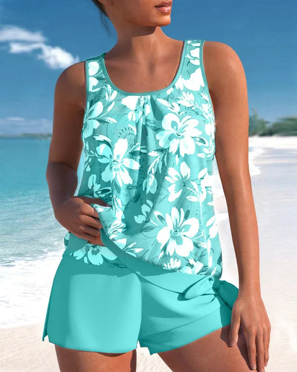 Damen Zweiteiler Tankini Set – Bequem & Stylisch für den Sommer | Damen Bademode