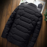 Herren Puffer Winterjacke Mit Reißverschluss | Stylisch