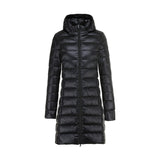 Winter-Steppjacke Mit Kapuze Für Damen | Lang
