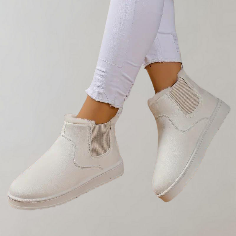 Damen Winterstiefel Mit Fellbesatz | Freizeit