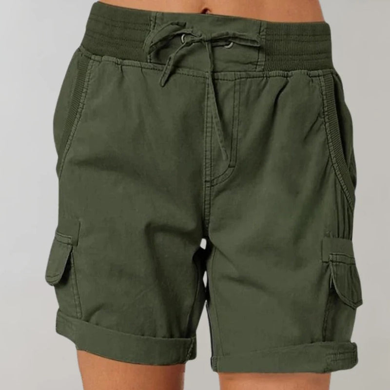 Stefanie - Hochtaillierte Shorts für Frauen