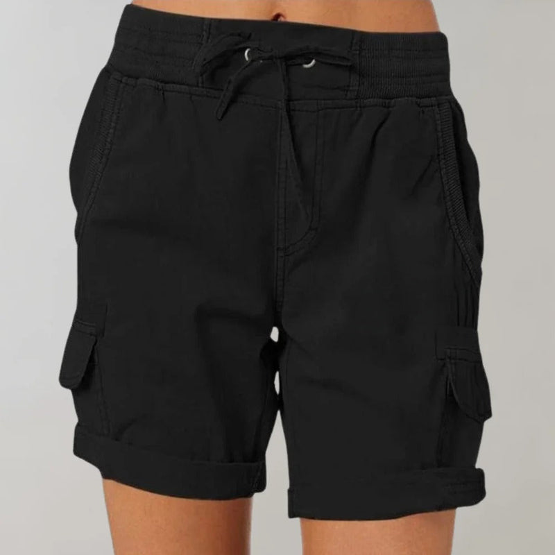 Stefanie - Hochtaillierte Shorts für Frauen
