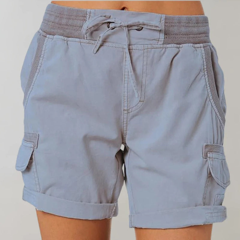 Stefanie - Hochtaillierte Shorts für Frauen