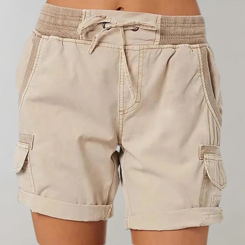 Stefanie - Hochtaillierte Shorts für Frauen