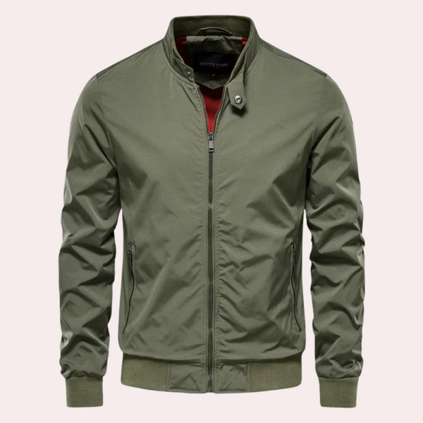 Lässige Jacke Mit Stehkragen Für Herren | Winter