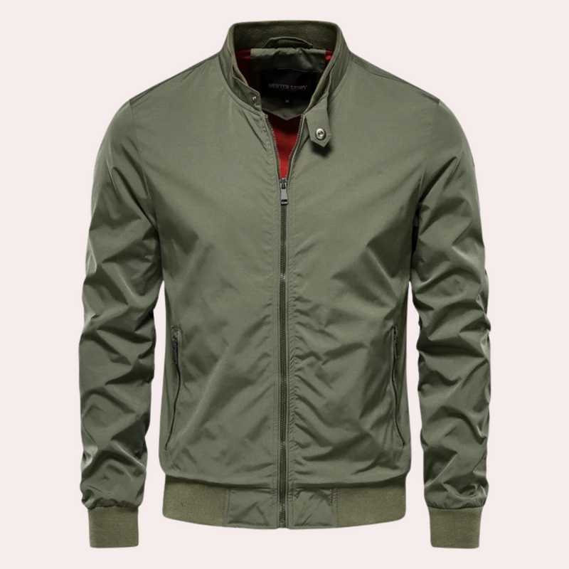 Lässige Jacke Mit Stehkragen Für Herren | Winter
