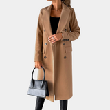Stilvoller Zweireiher Langmantel Für Damen | Winter