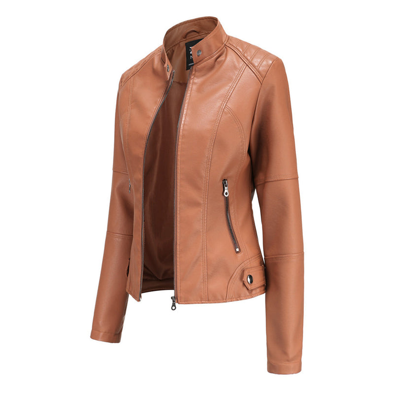 Geralda - Damen Vintage Lederjacke