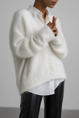 Stylischer Winter-Cardigan Aus Kaschmir Für Damen