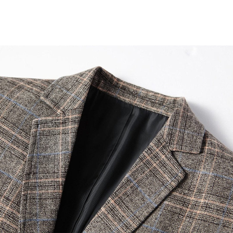 Stylischer Herrenblazer Mit Knöpfen | Langarm