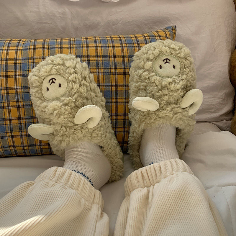 Tierische Plüschhausschuhe Für Damen | Winter