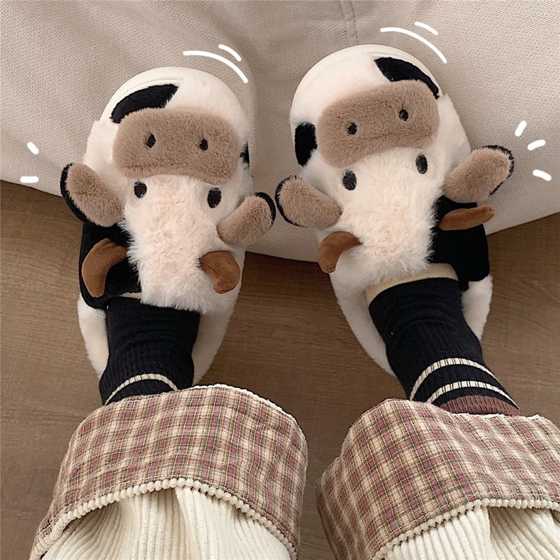 Tierische Plüschhausschuhe Für Damen | Winter