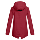 Regenjacke Mit Durchgehendem Reissverschluss Für Frauen | Mittellang