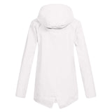 Regenjacke Mit Durchgehendem Reissverschluss Für Frauen | Mittellang
