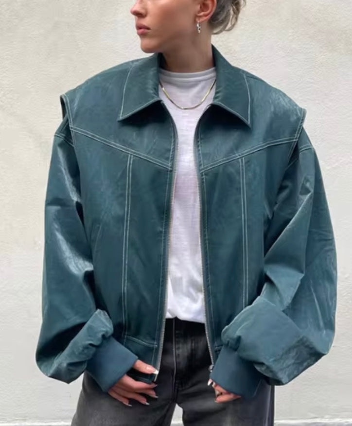 Stylische Oversize Bomberjacke Für Damen | Winter