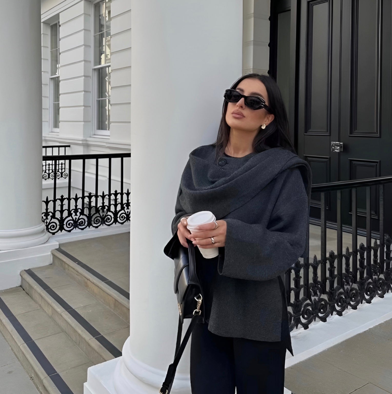 Damen Cape-Mantel | Eleganter Schnitt