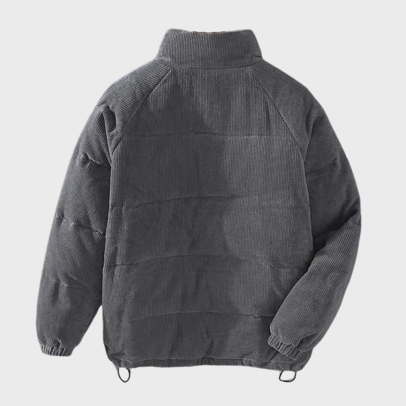 Herren Kurze Pufferjacke | Stehkragen