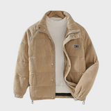 Herren Kurze Pufferjacke | Stehkragen
