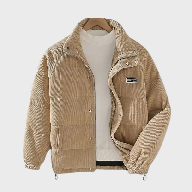 Herren Kurze Pufferjacke | Stehkragen