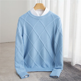 Winter-Kaschmir-Sweatshirt Mit Langen Ärmeln Für Herren | Futterdetails