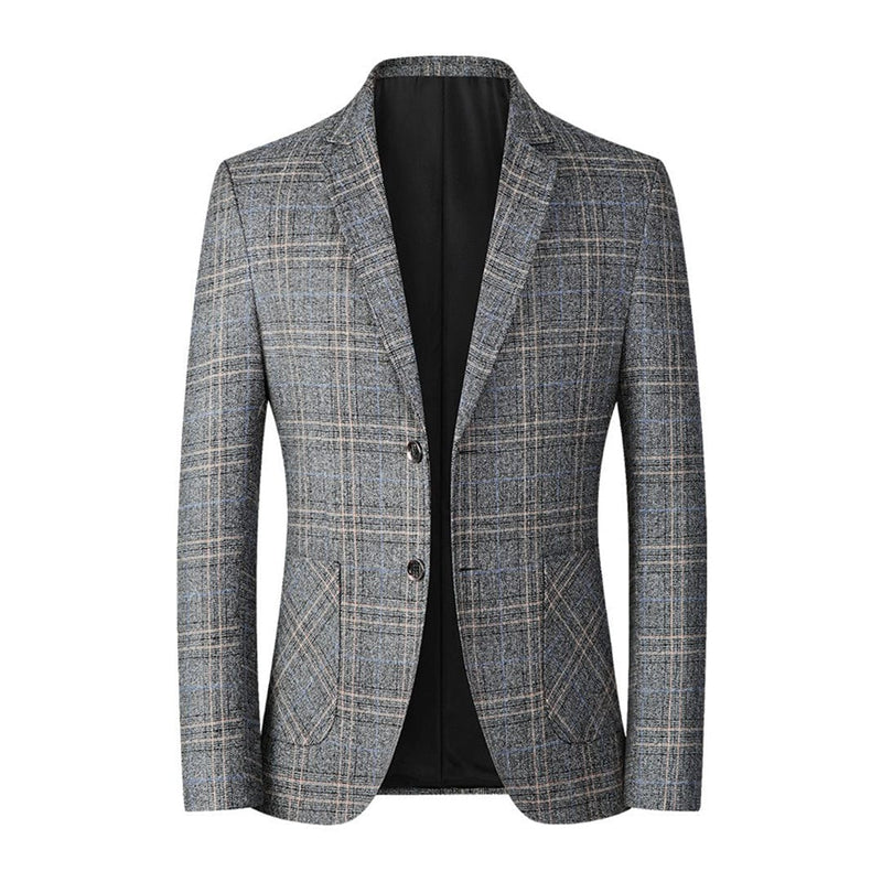Stylischer Herrenblazer Mit Knöpfen | Langarm