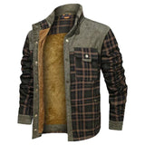 Trendige Karojacke Mit Brusttaschen Für Herren | Winter